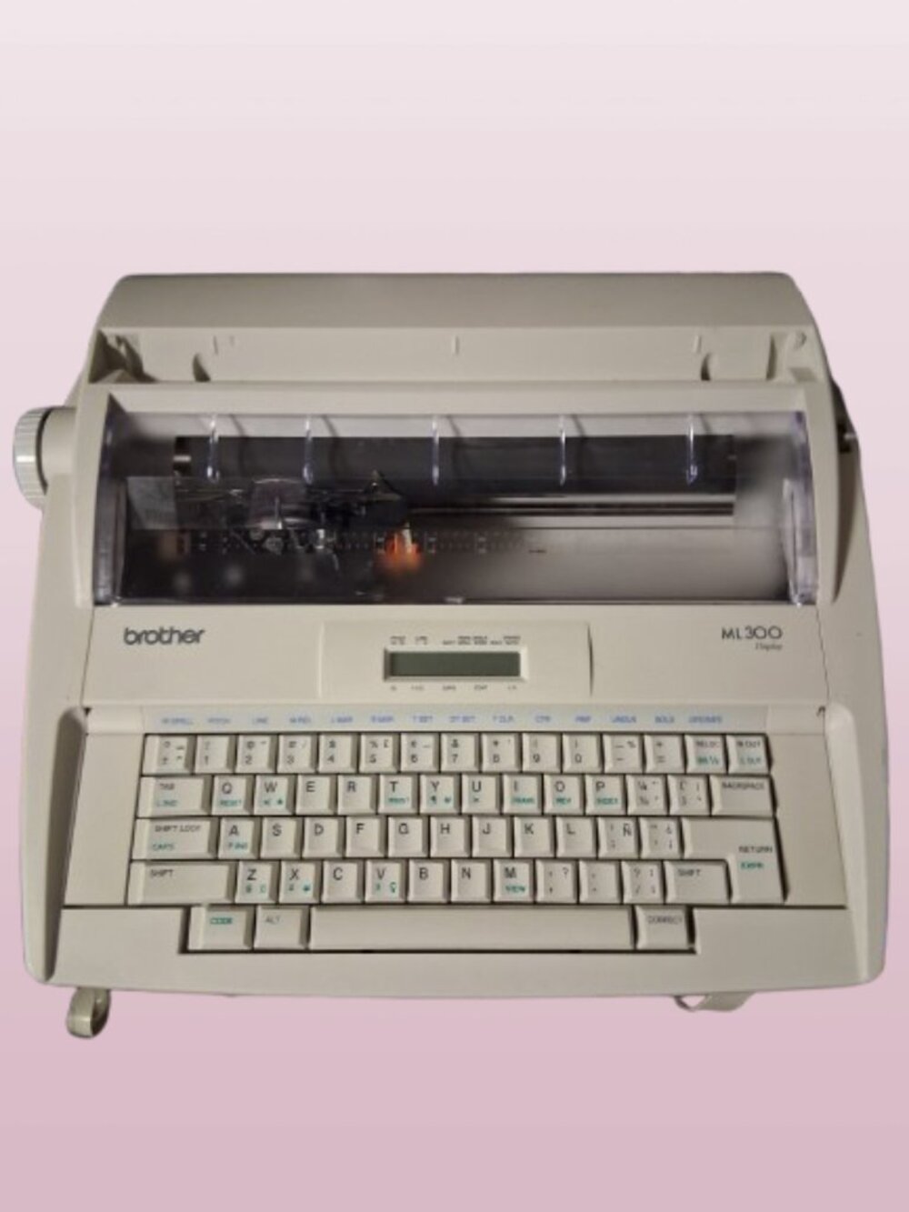 Brother vintage typewriter ML3 display. Like New.
